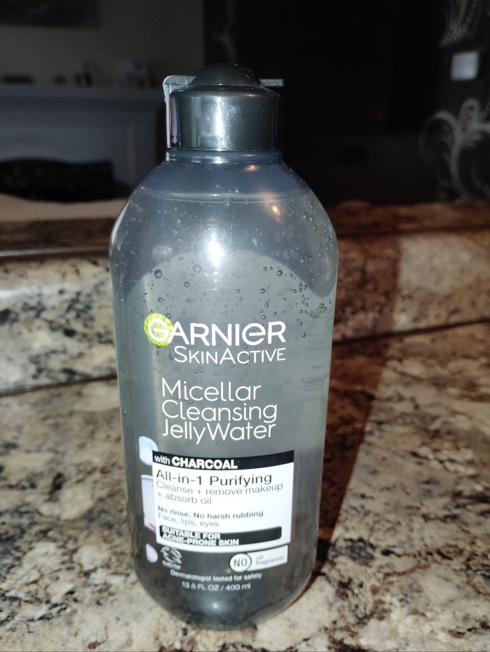 Garnier SkinActive Micellar Cleansing Jelly Water with Charcoal - Black New